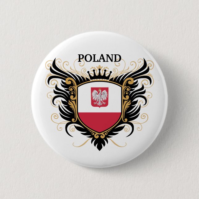 Poland [personalize] button (Front)