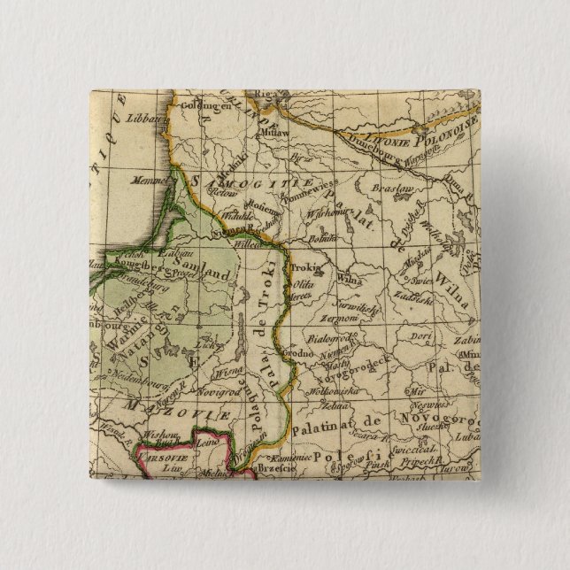 Poland Pinback Button (Front)