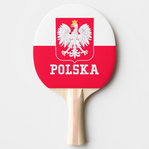 Poland Ping Pong Paddle