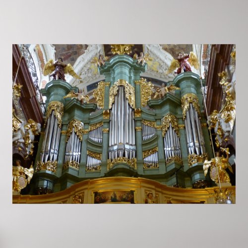 Poland Pipe Organ Poster