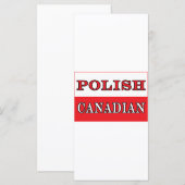 Poland Polish Canadian Flag (Front/Back)