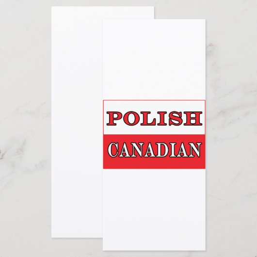 Poland Polish Canadian Flag (Front/Back)