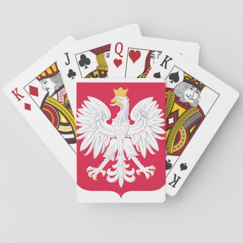 Poland Polish coat of arms Poker Cards