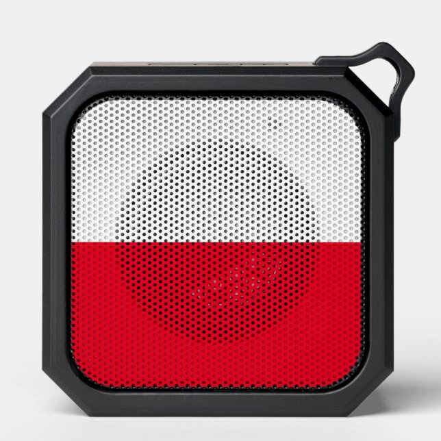 Poland Polish Flag Bluetooth Speaker (Front)