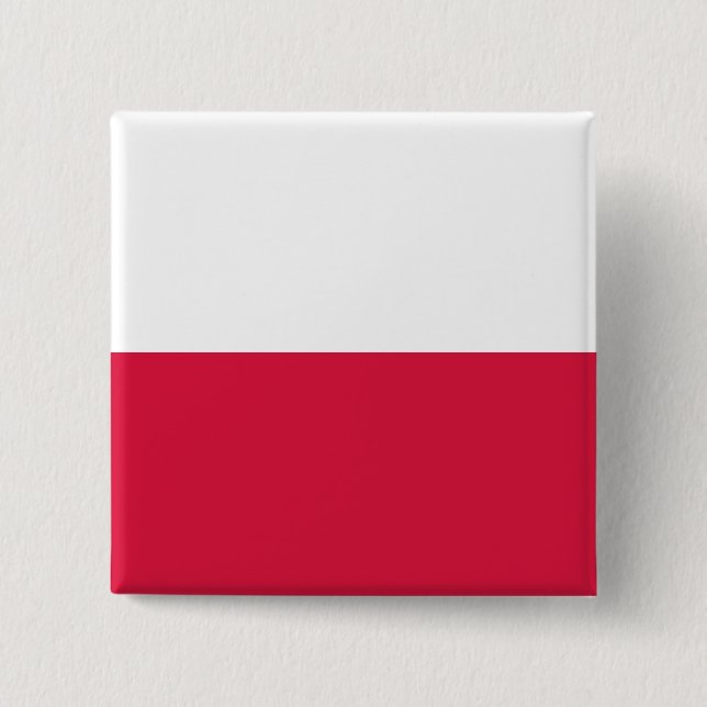 Poland (Polish) Flag Button (Front)