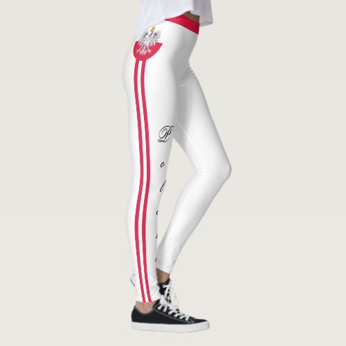 Poland  Polish Flag fashion travel sport fans Leggings