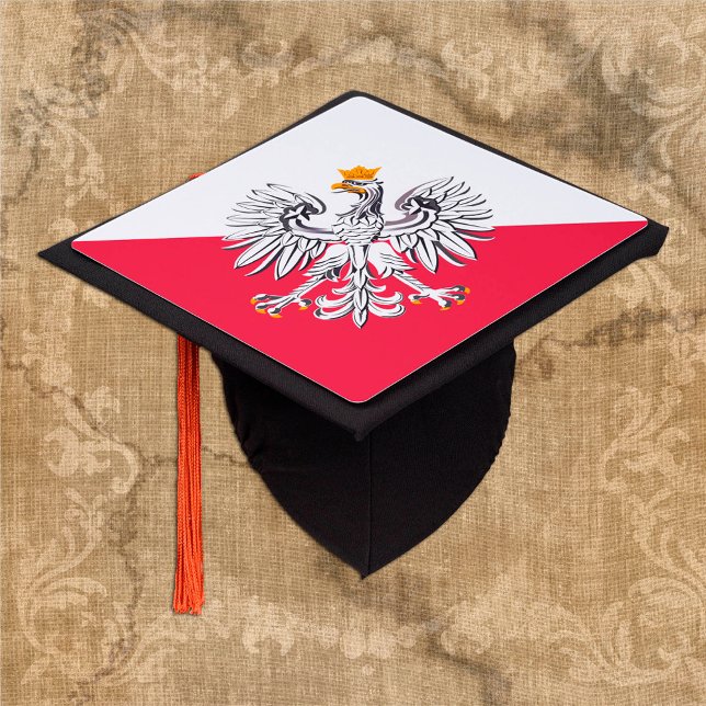 Poland & Polish Flag - Students /University Graduation Cap Topper (Creator Uploaded)