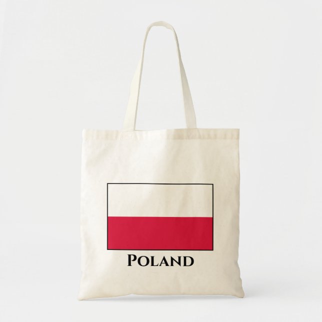 Poland (Polish) Flag Tote Bag (Front)