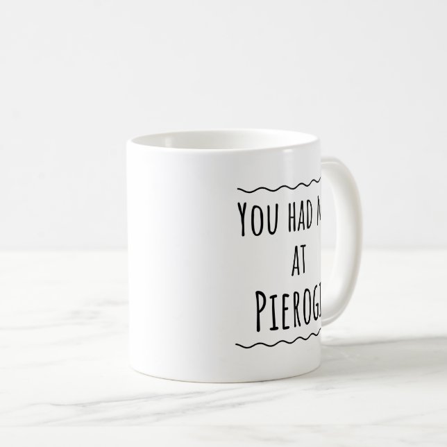 Poland Polish Funny Pierogi Gift Idea Mug (Front Right)