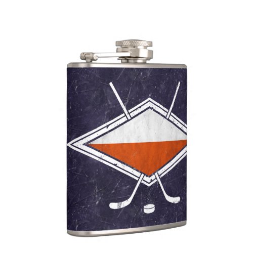 Poland Polish Ice Hockey Flag Logo Hip Flask