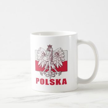 Poland Polska Coat Of Arms Coffee Mug by allworldtees at Zazzle