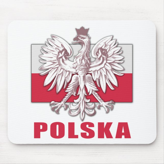 Poland Polska Coat of Arms Mouse Pad (Front)