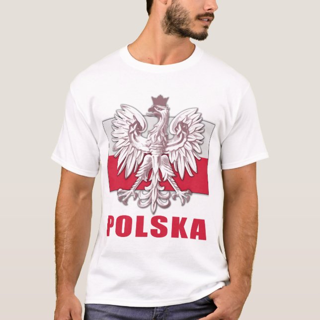 Poland Polska Coat of Arms T-Shirt (Front)