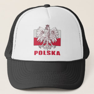 Poland Polska Coat of Arms Trucker Hat