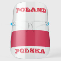 POLAND POLSKA FACE SHIELD