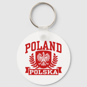 Poland Polska Keychain