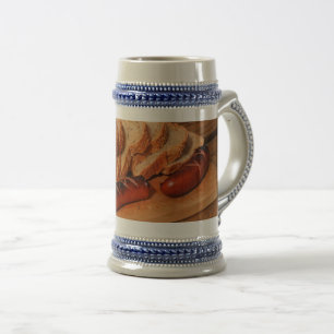 Poland Polska Polish Food Kielbasa Sausage Beer Stein