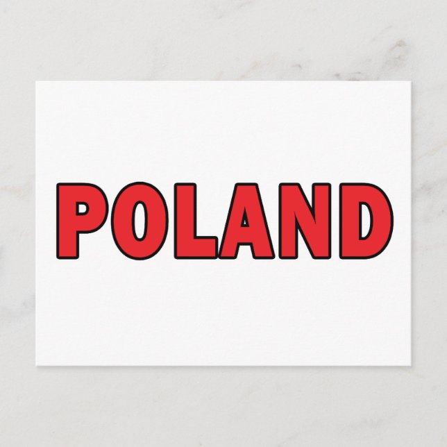 Poland Postcard (Front)