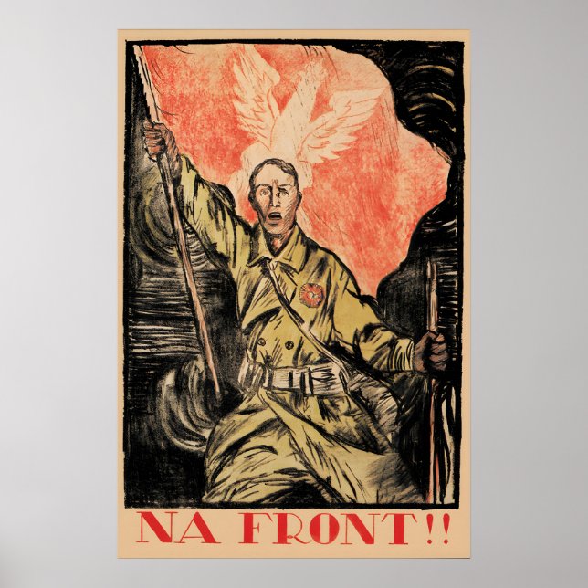 Poland Propaganda Polish-Soviet war 1920s To the Poster (Front)