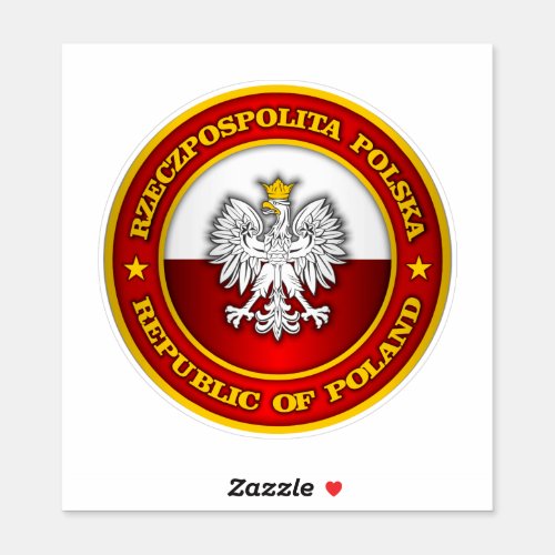 Poland rd sticker