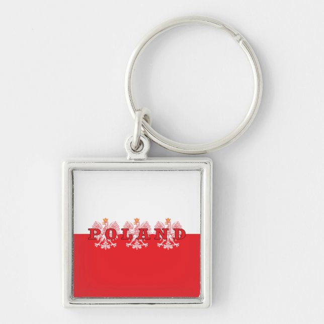 Poland Red Eagles Keychain (Front)