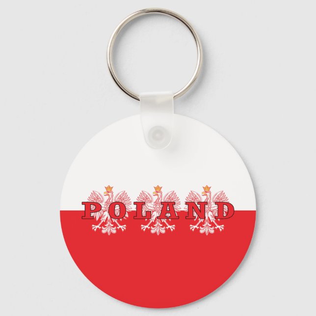 Poland Red Eagles Keychain (Front)