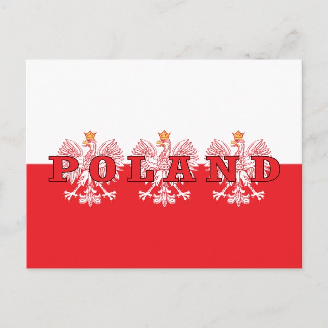 Poland Red Eagles Postcard (Front)