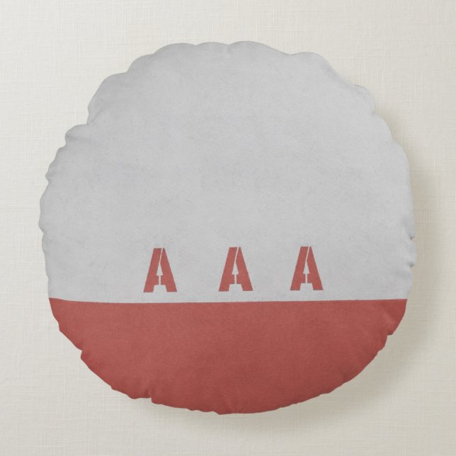 Poland Round Pillow (Front)