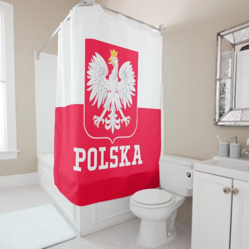 Poland Shower Curtain