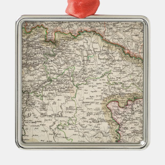 Poland, Slovakia Metal Ornament (Front)