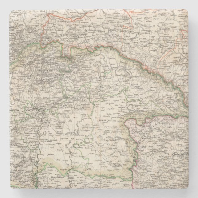 Poland, Slovakia Stone Coaster (Front)