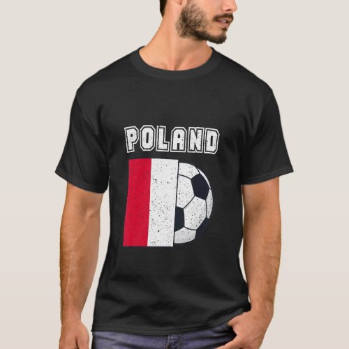 Poland Soccer Team Flag T_Shirt