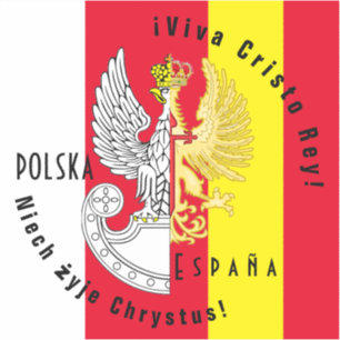 POLAND-SPAIN FRIENDSHIP STICKER