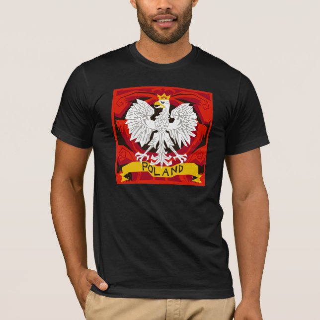 Poland Stylized Eagle T-Shirt (Front)