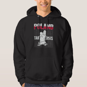 Poland Table Tennis   Support Polish Ping Pong Tea Hoodie