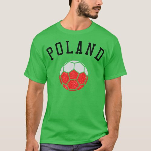 Poland Team Heritage Flag T_Shirt