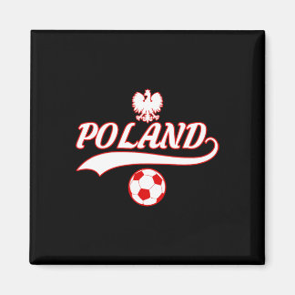 Poland Team World Fan Soccer 2018 Jersey Cup Fan Magnet