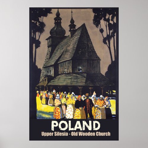 Poland Upper Silesia Wooden Church Poster