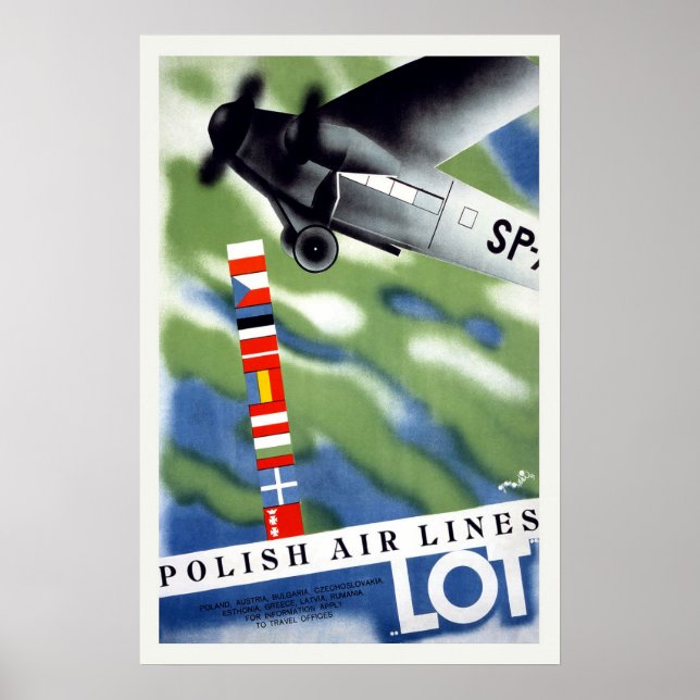 Poland  Vintage Travel Poster (Front)