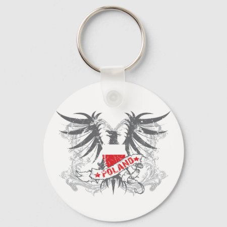 Poland Winged Keychain