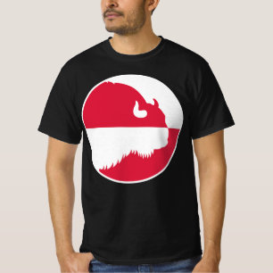 Poland Wisent Zubr Polish National Animal Flag T-Shirt
