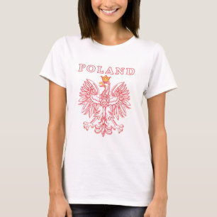 Poland With Red Polish Eagle T-Shirt