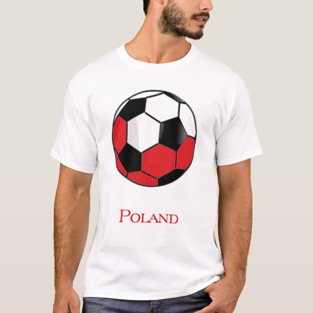 Poland World Cup Soccer T-Shirt (Front)