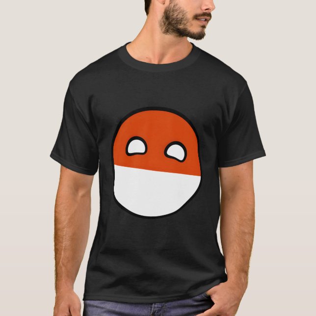 Polandball Countryballs Comics T-Shirt (Front)
