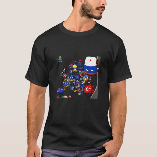 Polandball Europe T-Shirt (Front)