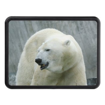 Polar Bear 519-1 Hitch Cover by MehrFarbeImLeben at Zazzle