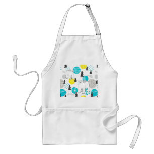 Polar bear adult apron
