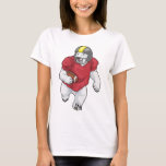 Polar bear American Football Sports T-Shirt