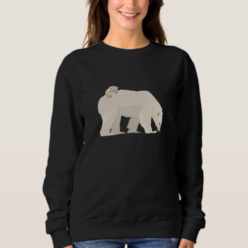 Polar Bear and Cub Sweatshirt