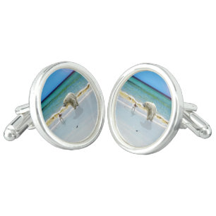 Polar Bear And Jack Russel, Cufflinks